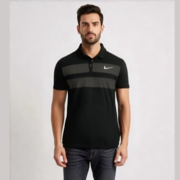 Nike Black Dry Fit Polo shirt size xlarge - Picture 1 of 16
